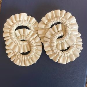 Tuckernuck faux leather earrings. Never been worn!